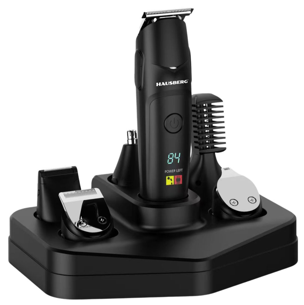 RECHARGEABLE HAIR AND BEARD CLIPPER SET